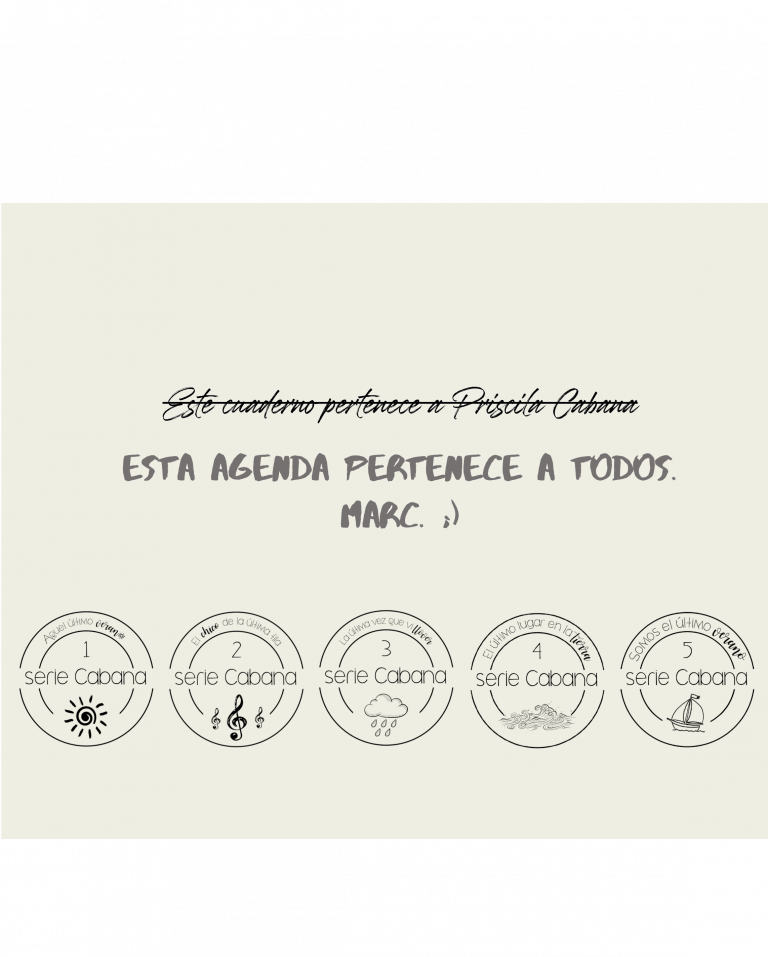 Libreta Cabana con sellos - Susanna Herrero